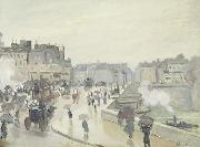 Claude Monet Le Pont Neuf painting